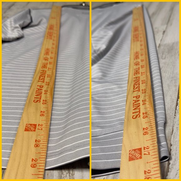 Cutter Buck LSU Gray Meridian Half-Zip Pullover Embroidered Tiger DryTec Size M - Picture 8 of 8